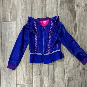 Blue sparkle/rhinrstone jacket